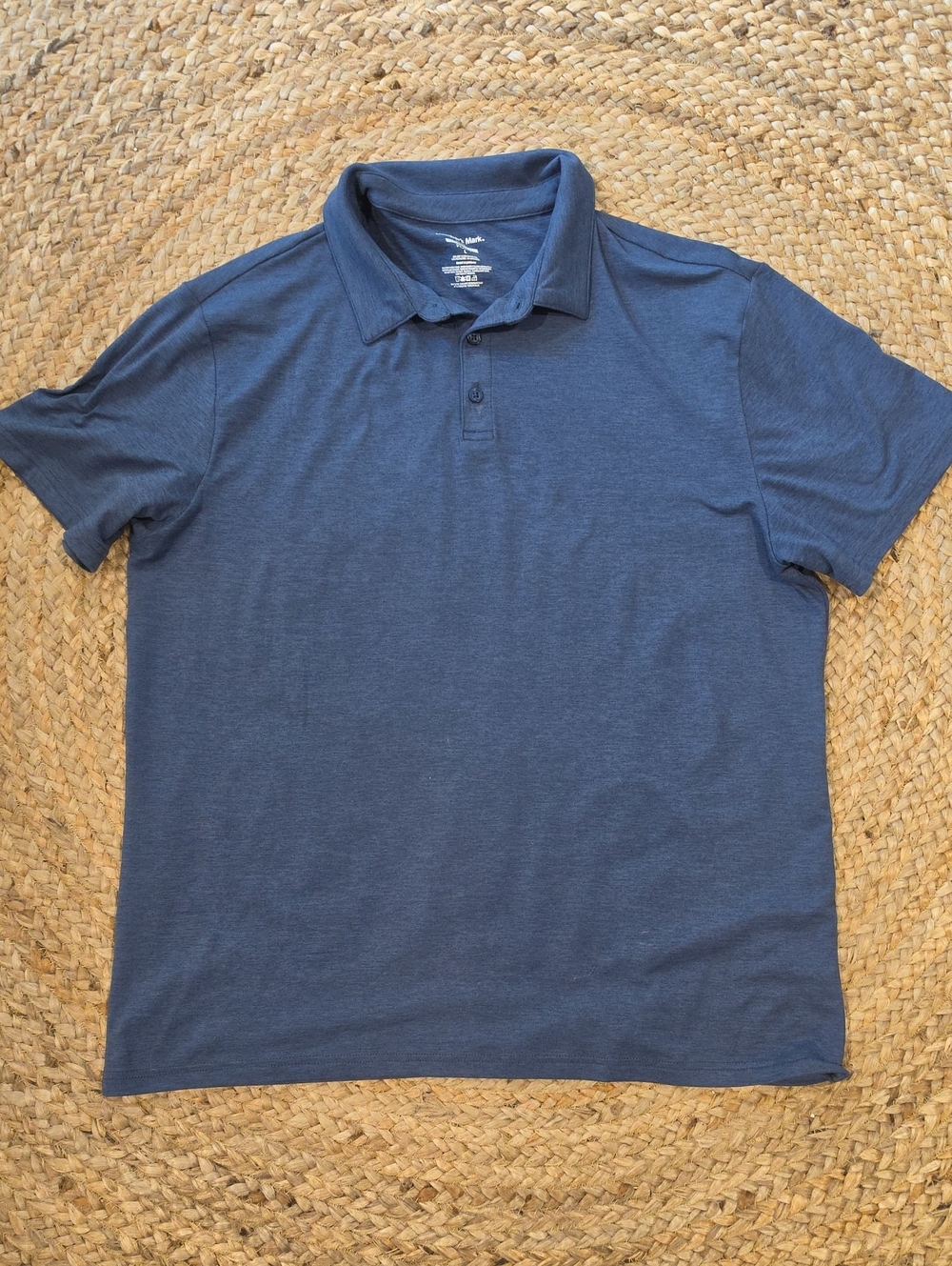 Men's Short-Sleeve Polo Shirt in Navy - Lightweight Everyday Wear